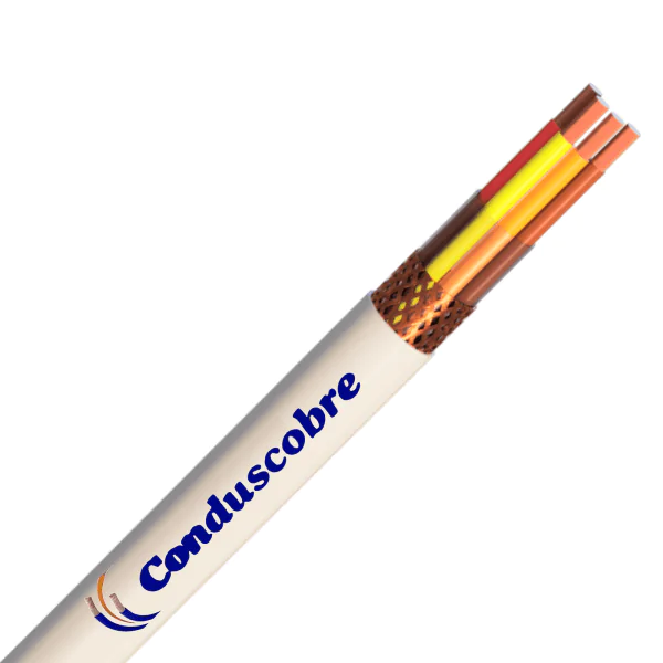 Cabo Manga 4X24 Awg Blindado Malha de Cobre Verde/palha